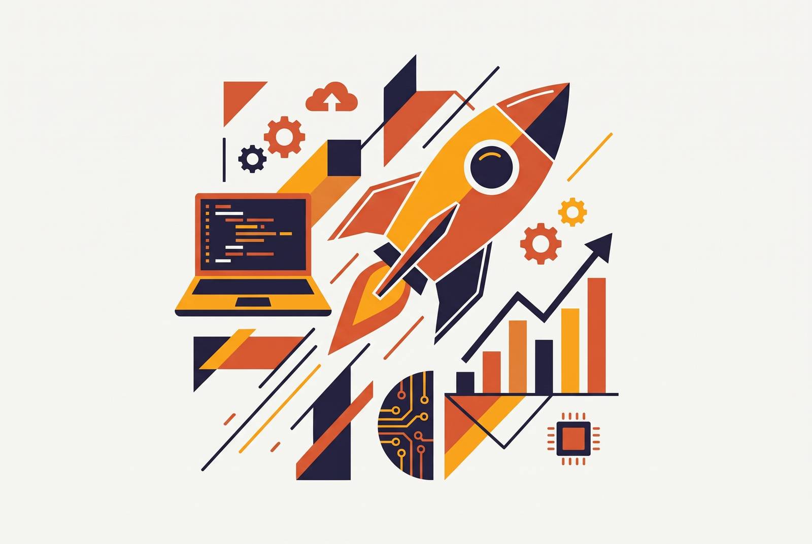 Cover illustration for “Growth Marketing Strategy for Pre-Traction Startups”
