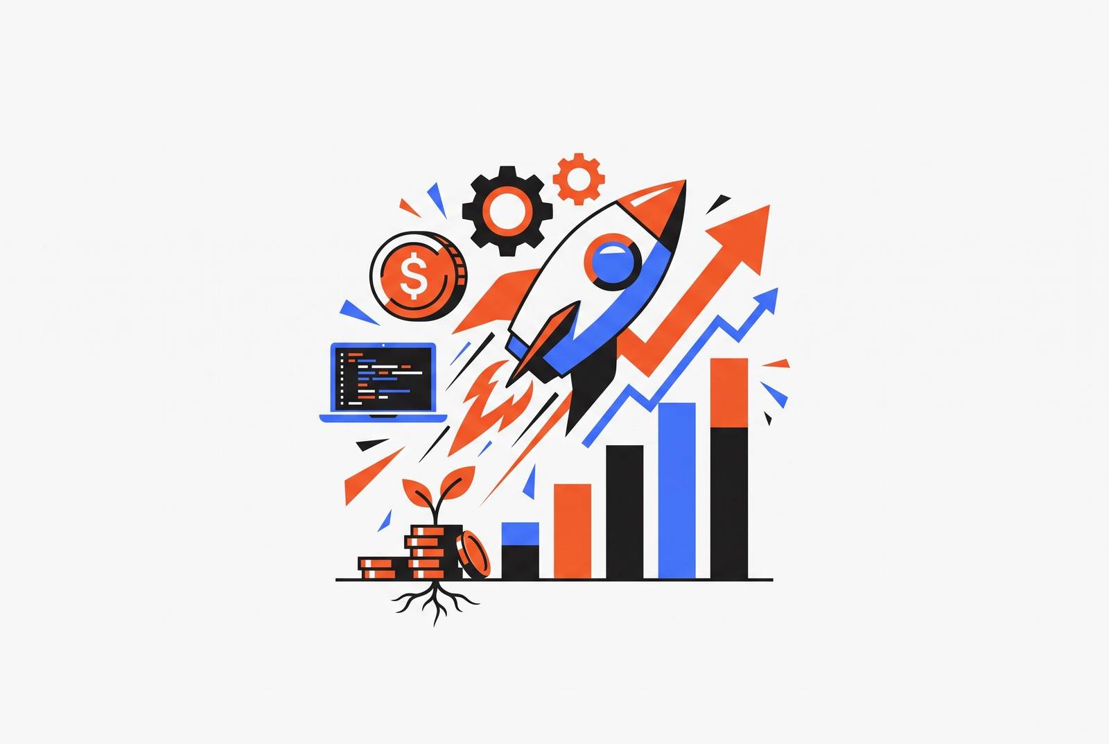 Cover illustration for “Startup Business Loans for Companies With No Revenue”