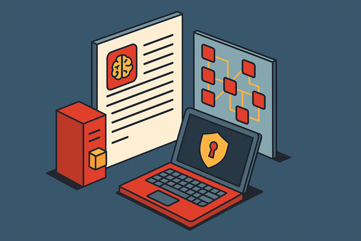 Cover illustration for “vendors mapping AI security tools to the OWASP LLM Top 10 framework”