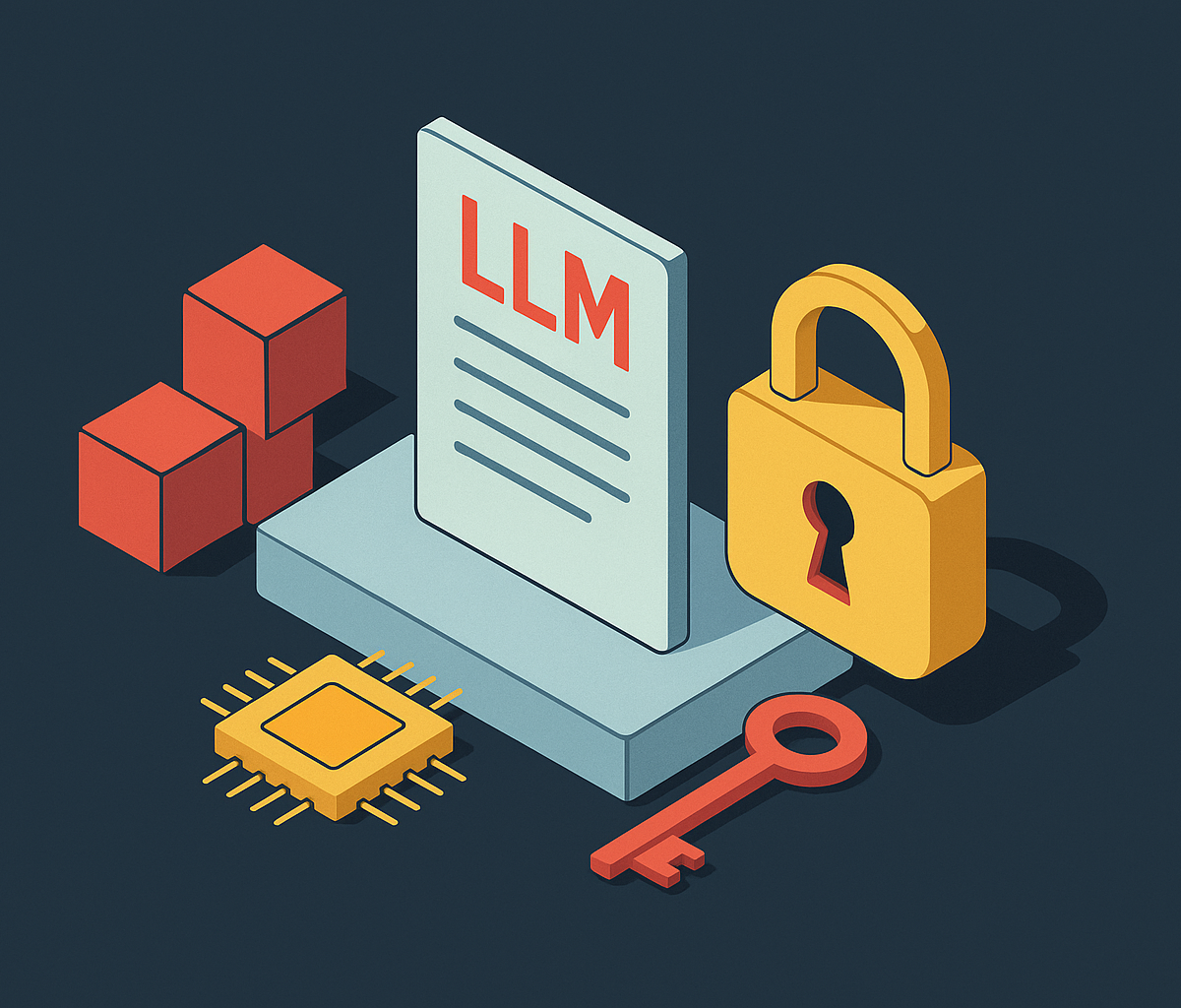 Cover illustration for “Overreliance on LLM Output as a Security Risk”