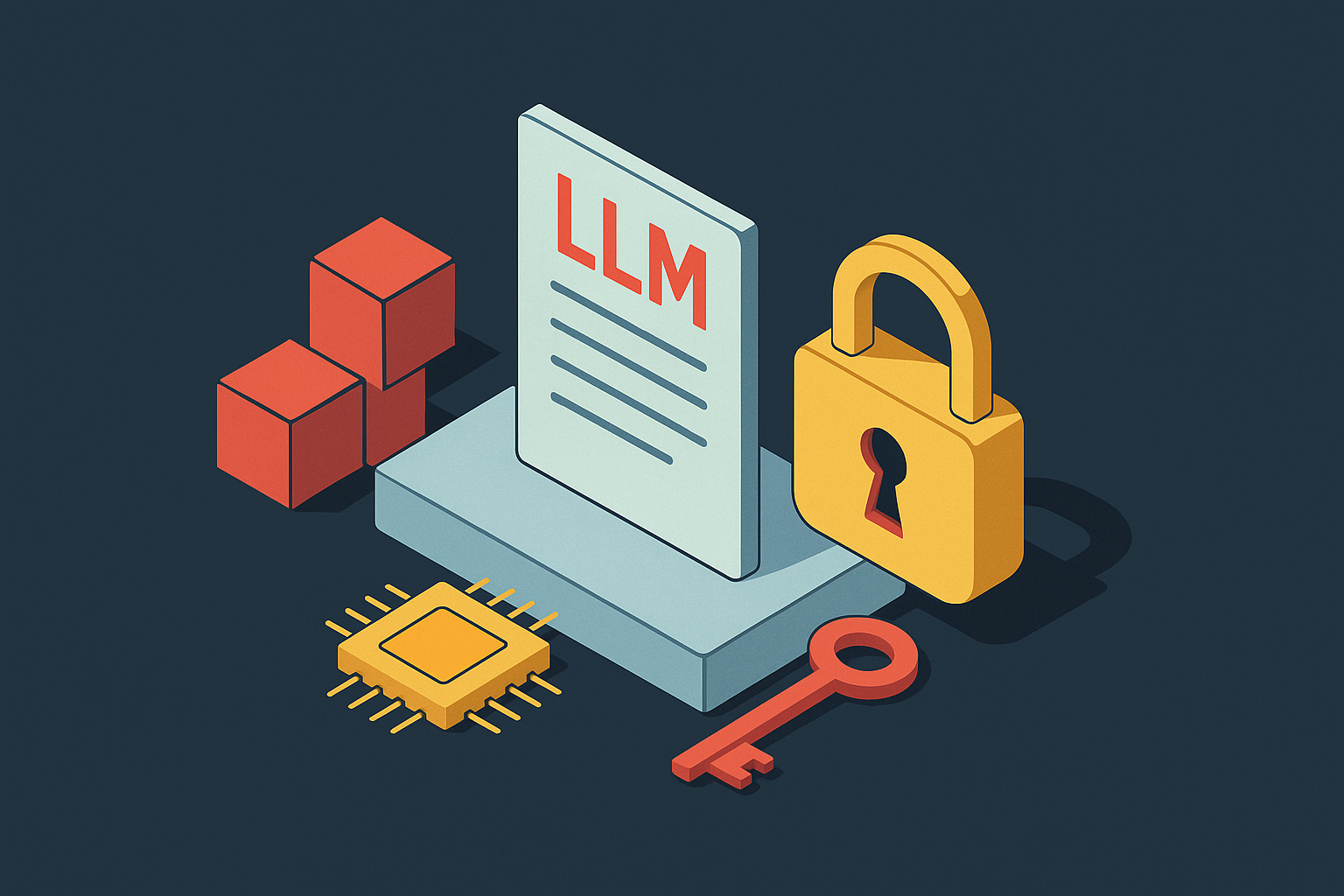 Cover illustration for “Overreliance on LLM Output as a Security Risk”