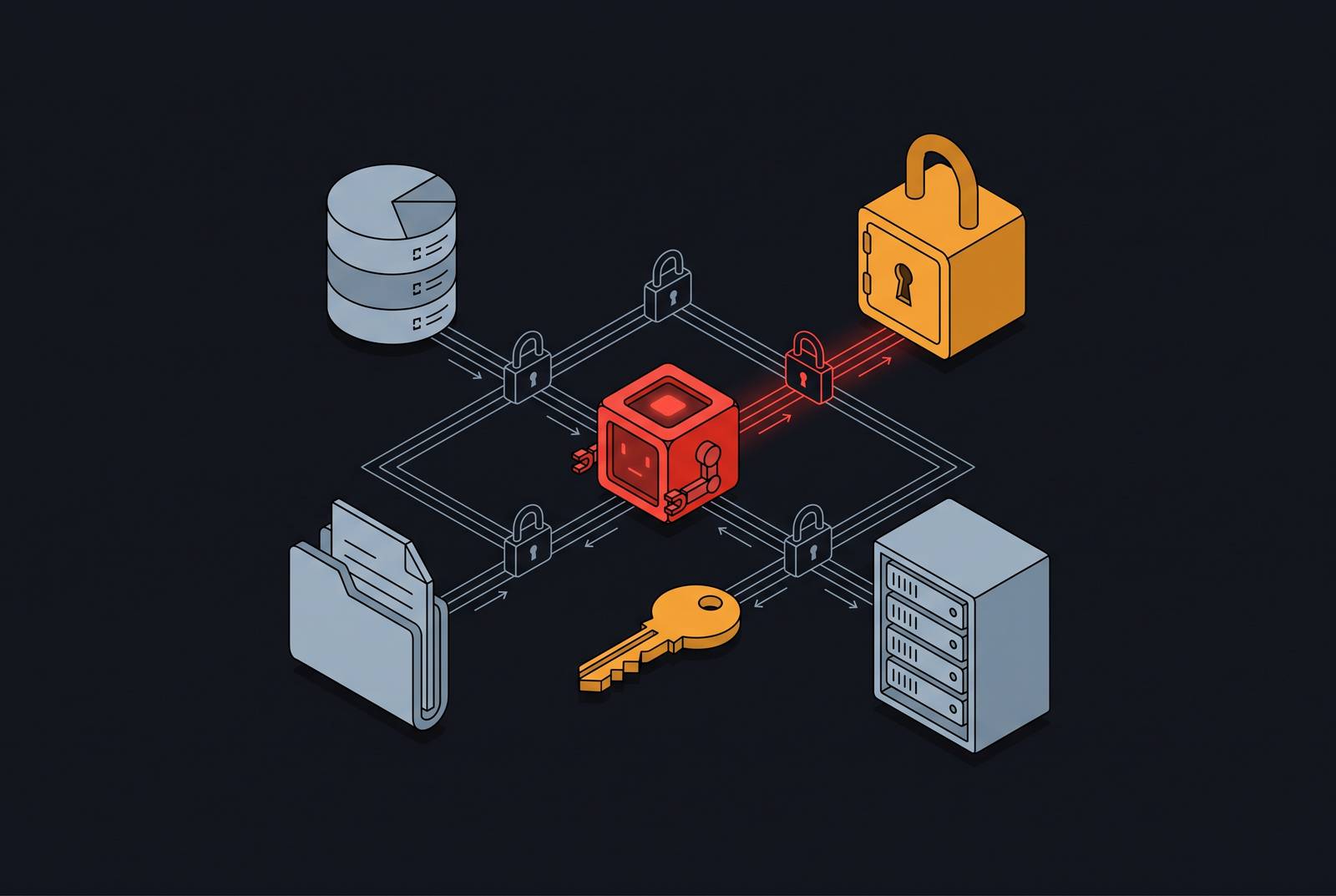 Cover illustration for “Least Privilege Principles Applied to AI Agents”