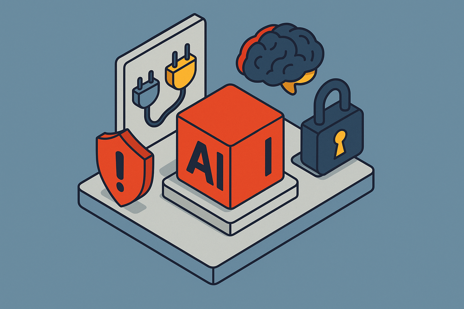 Cover illustration for “AI Plugin and Connector Security Risks in Enterprise Platforms”