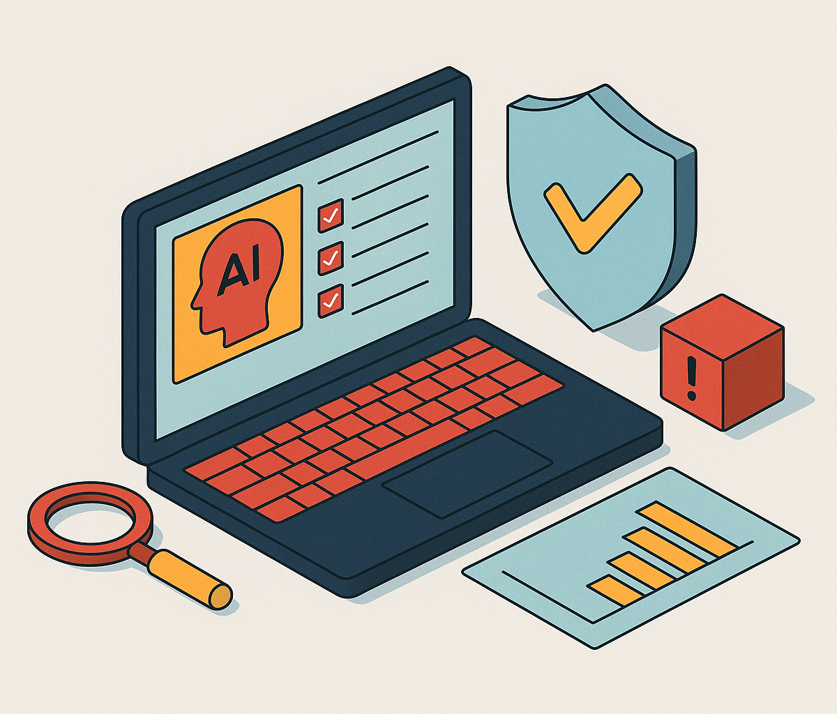 Cover illustration for “Evaluating Third-Party Risk Management Software for AI Coverage”