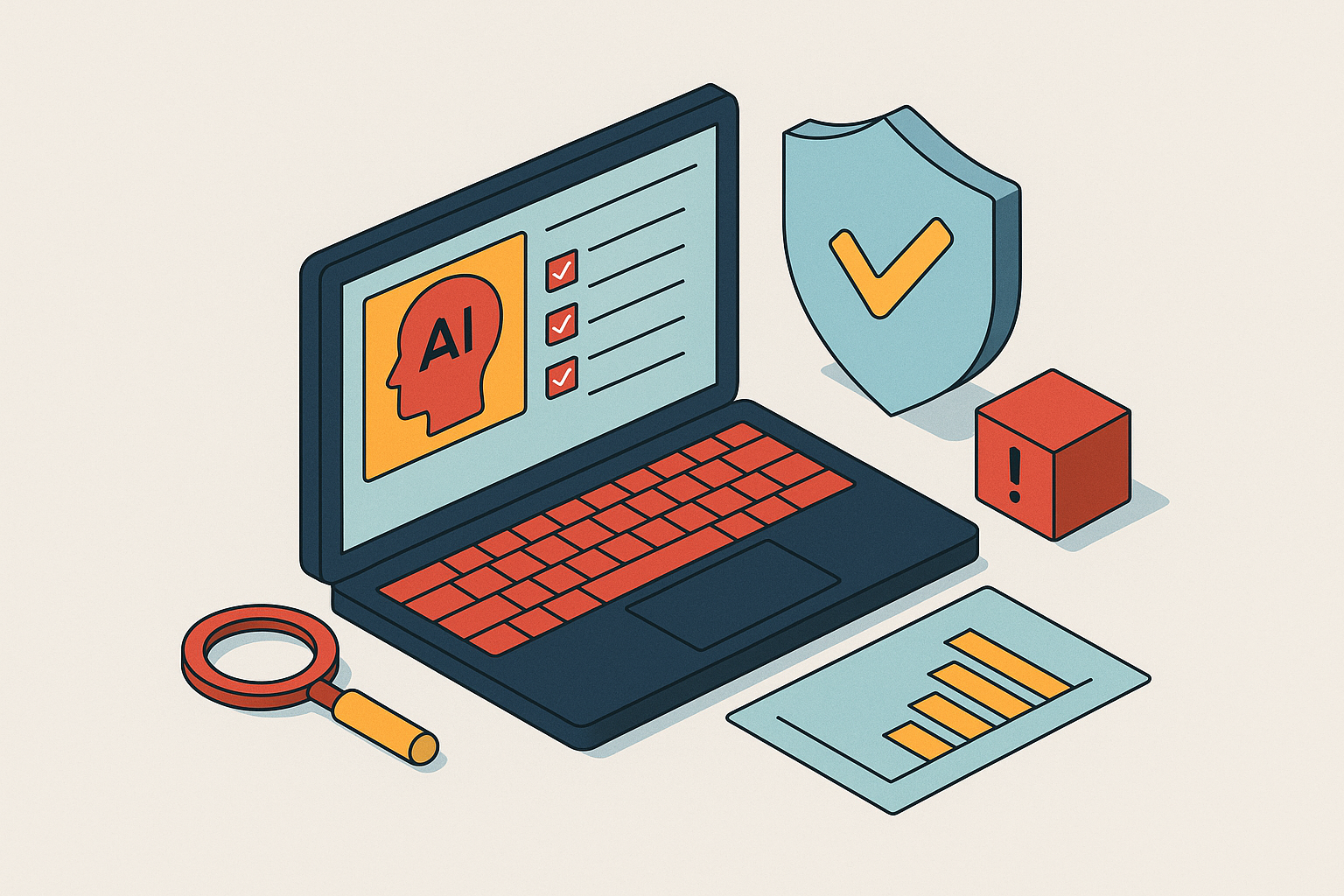 Cover illustration for “Evaluating Third-Party Risk Management Software for AI Coverage”