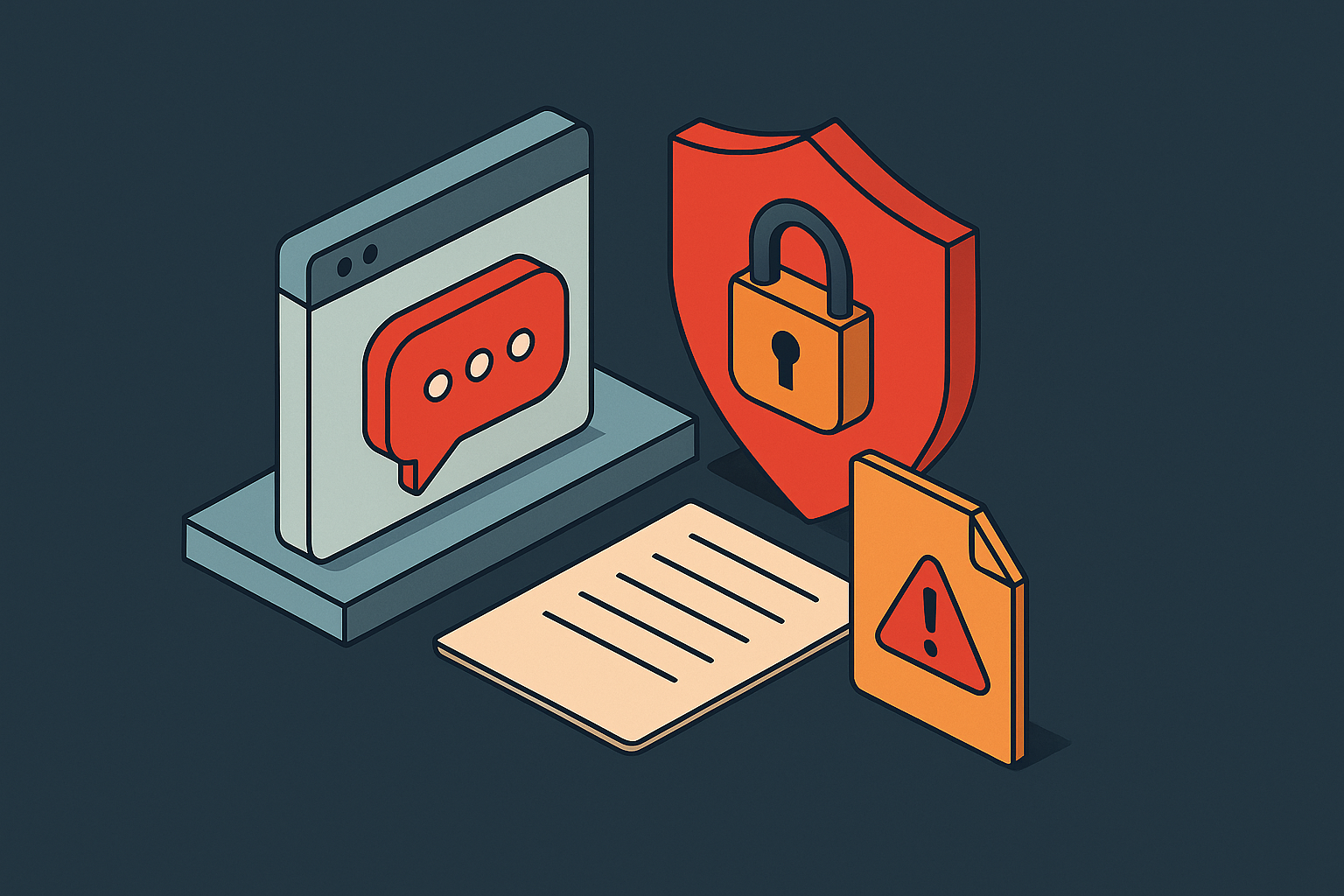 Cover illustration for “Preventing PII Exfiltration in Customer-Facing LLM Chatbots”