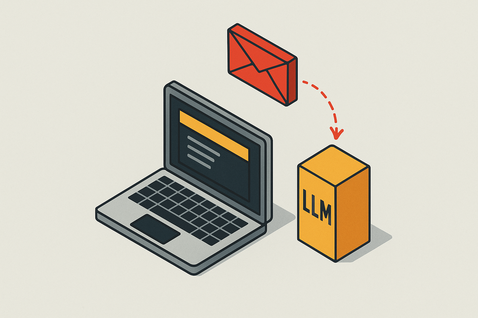Cover illustration for “Covert Data Exfiltration via LLM Markdown Rendering”
