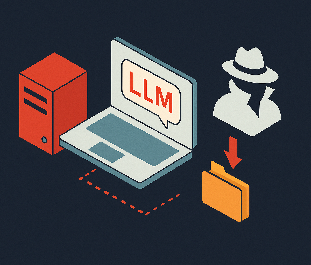 Cover illustration for “Covert Channel Data Exfiltration in LLM Agents”