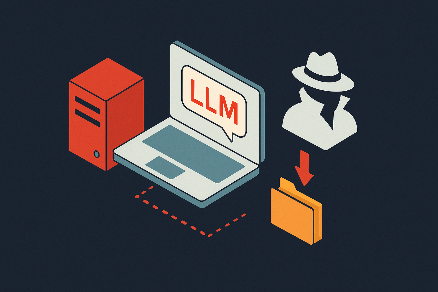 Cover illustration for “Covert Channel Data Exfiltration in LLM Agents”