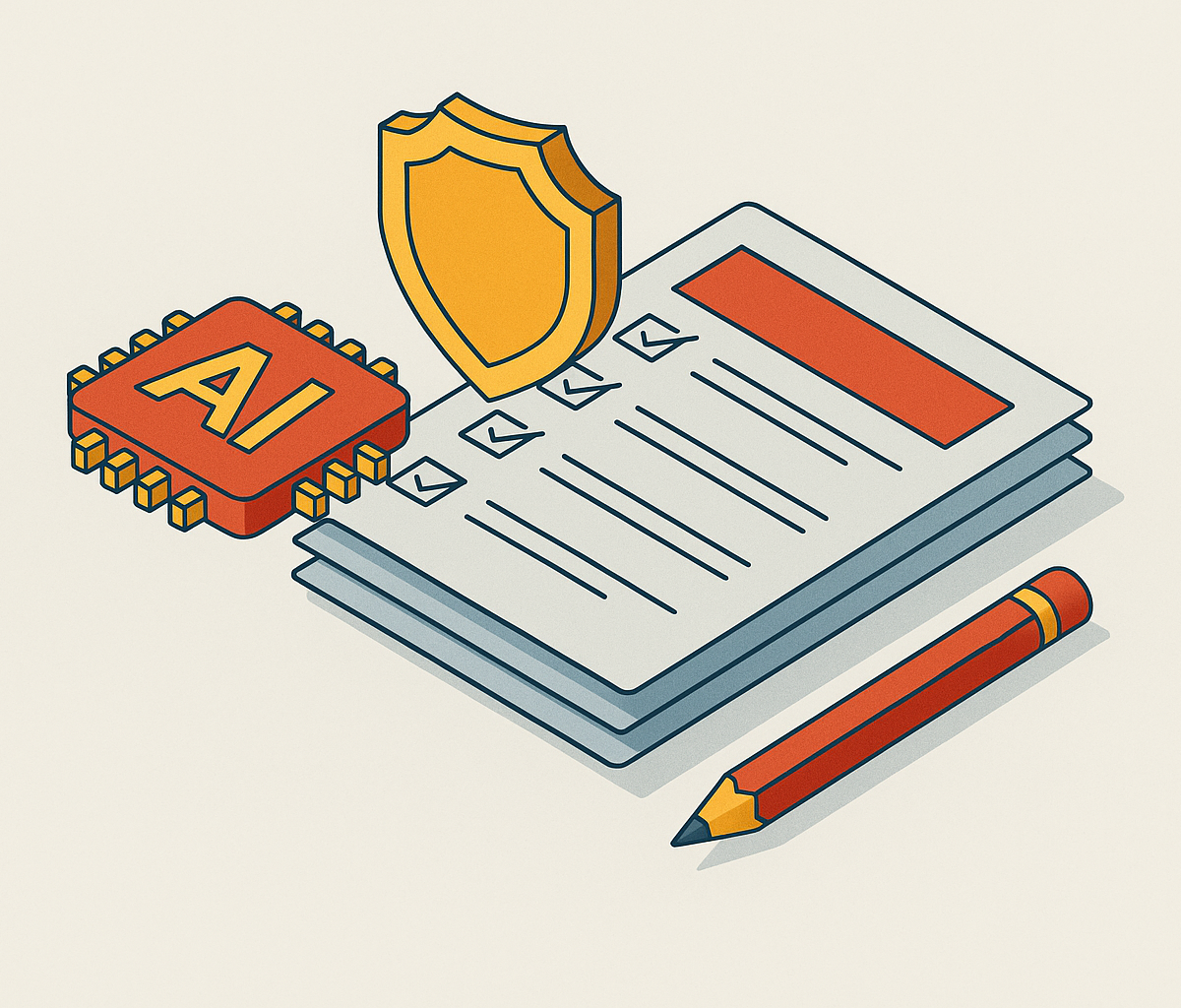 Cover illustration for “Vendor AI Risk Assessment Template and Questionnaire Design”