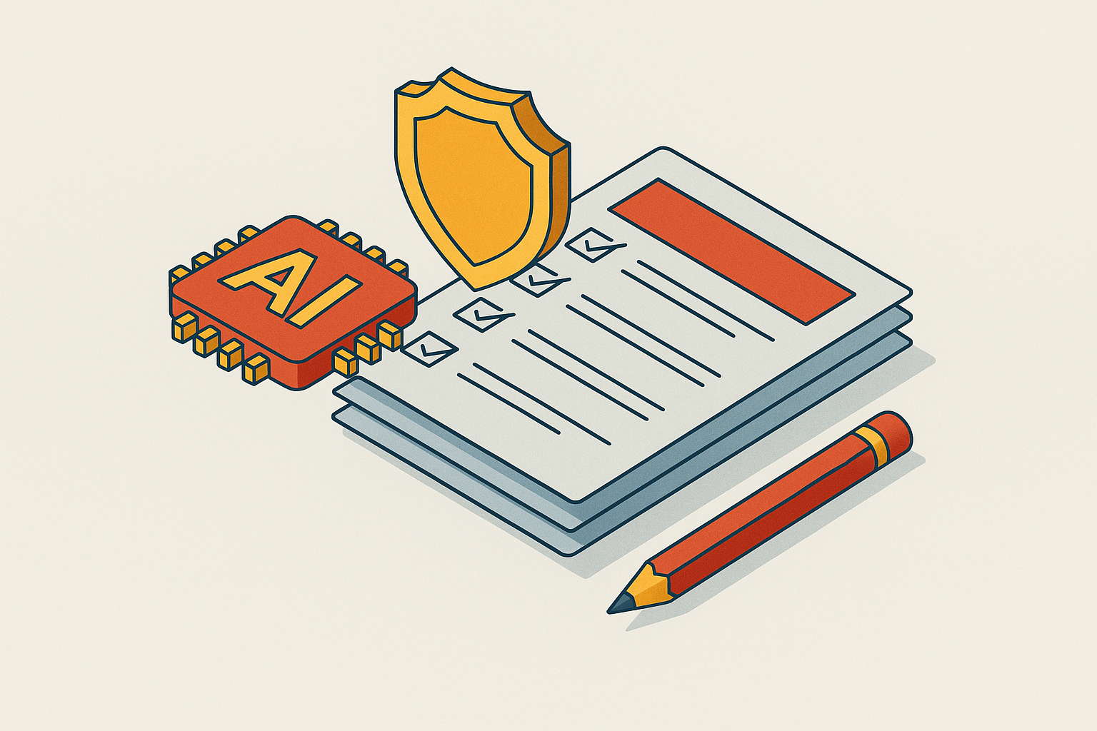 Cover illustration for “Vendor AI Risk Assessment Template and Questionnaire Design”