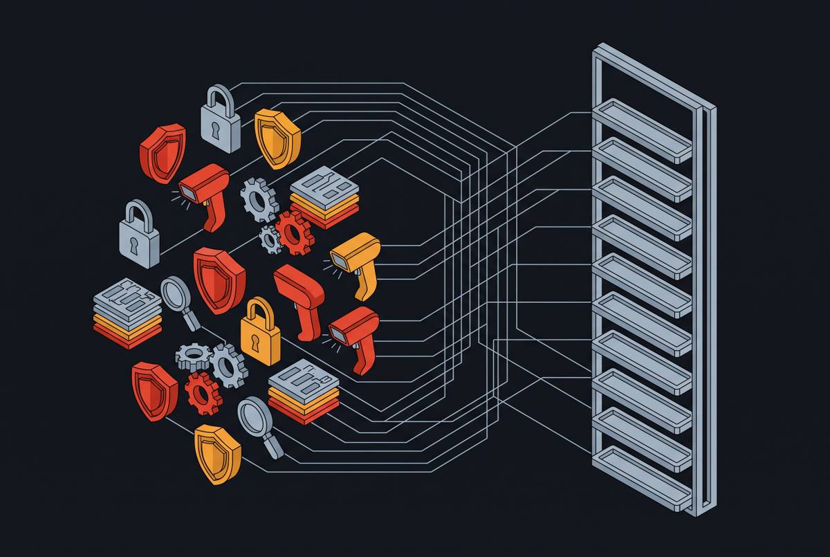 Cover illustration for “vendors mapping AI security tools to the OWASP LLM Top 10 framework”