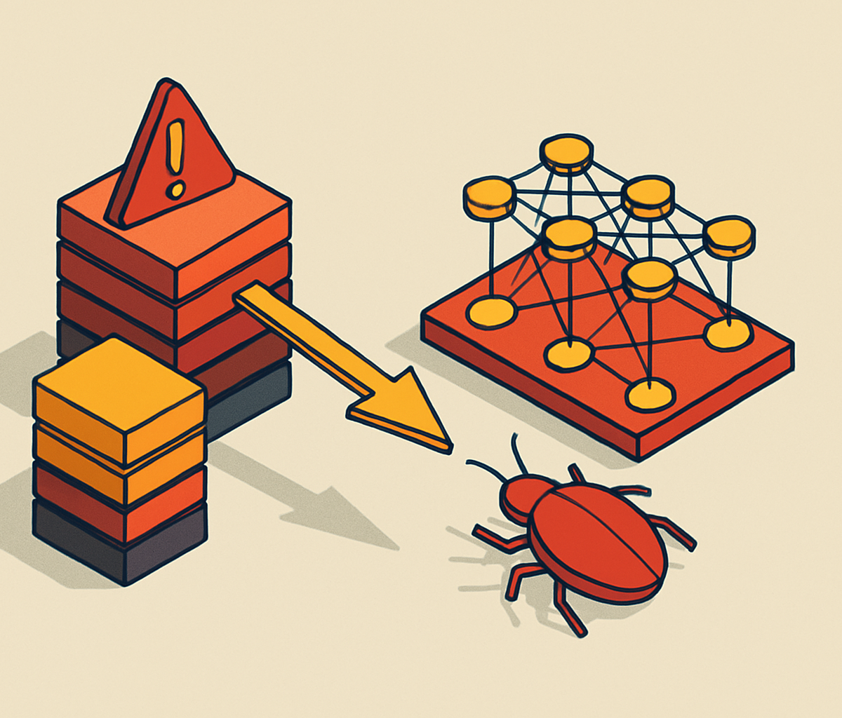 Cover illustration for “Training Data Poisoning Attack Vectors”