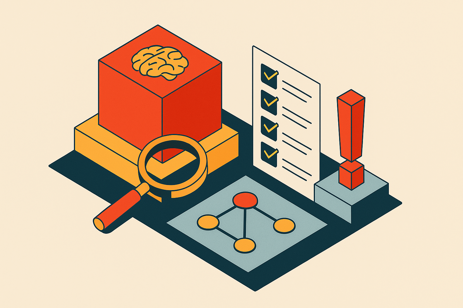 Cover illustration for “AI-Specific Risks in SaaS Vendor Due Diligence”