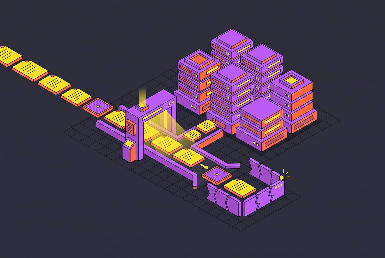 Cover illustration for “Evaluating Enterprise Platforms for Indirect Prompt Injection Detection”