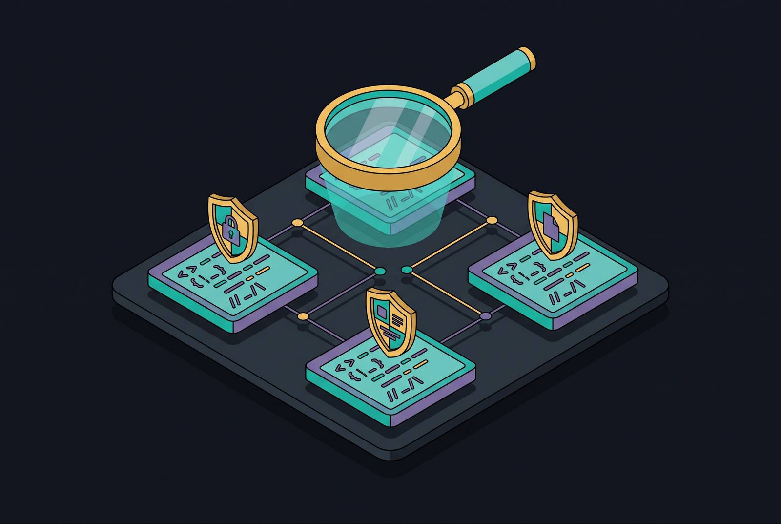 Cover illustration for “AI Coding Assistant Security Comparison for Enterprise Procurement”
