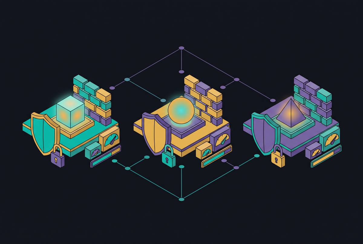 Cover illustration for “Enterprise Copilot Security Posture Comparison Across Microsoft, Google, and Salesforce”