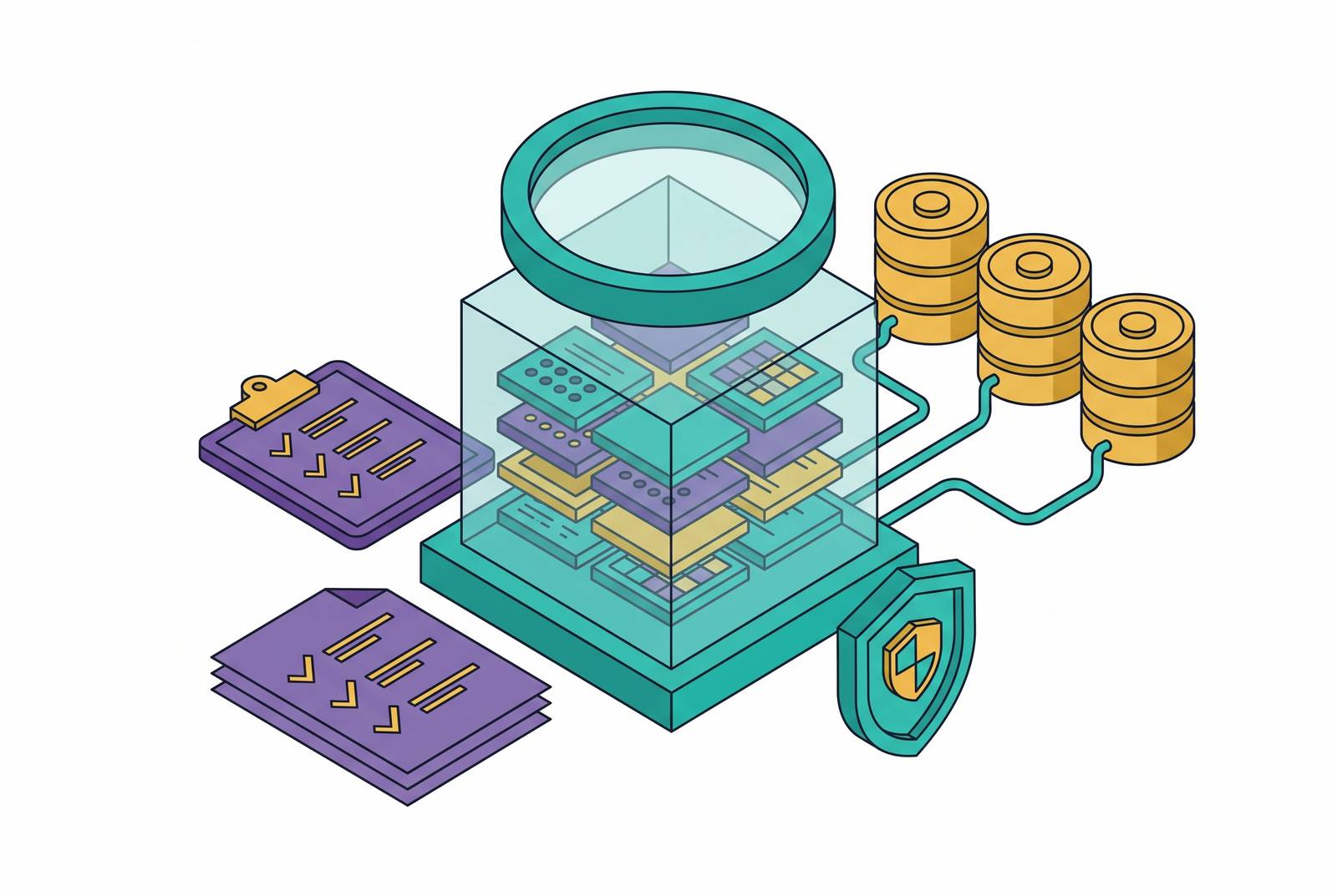 Cover illustration for “Training Data Transparency Standards in Commercial AI Vendor Disclosures”