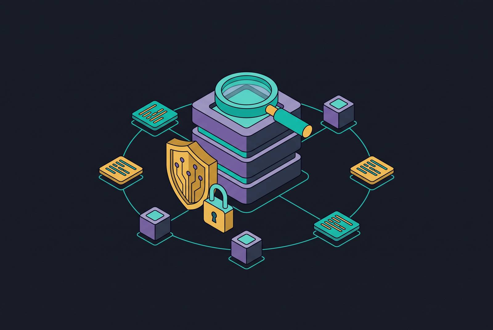 Cover illustration for “Glean Enterprise AI Search Security Posture Review”