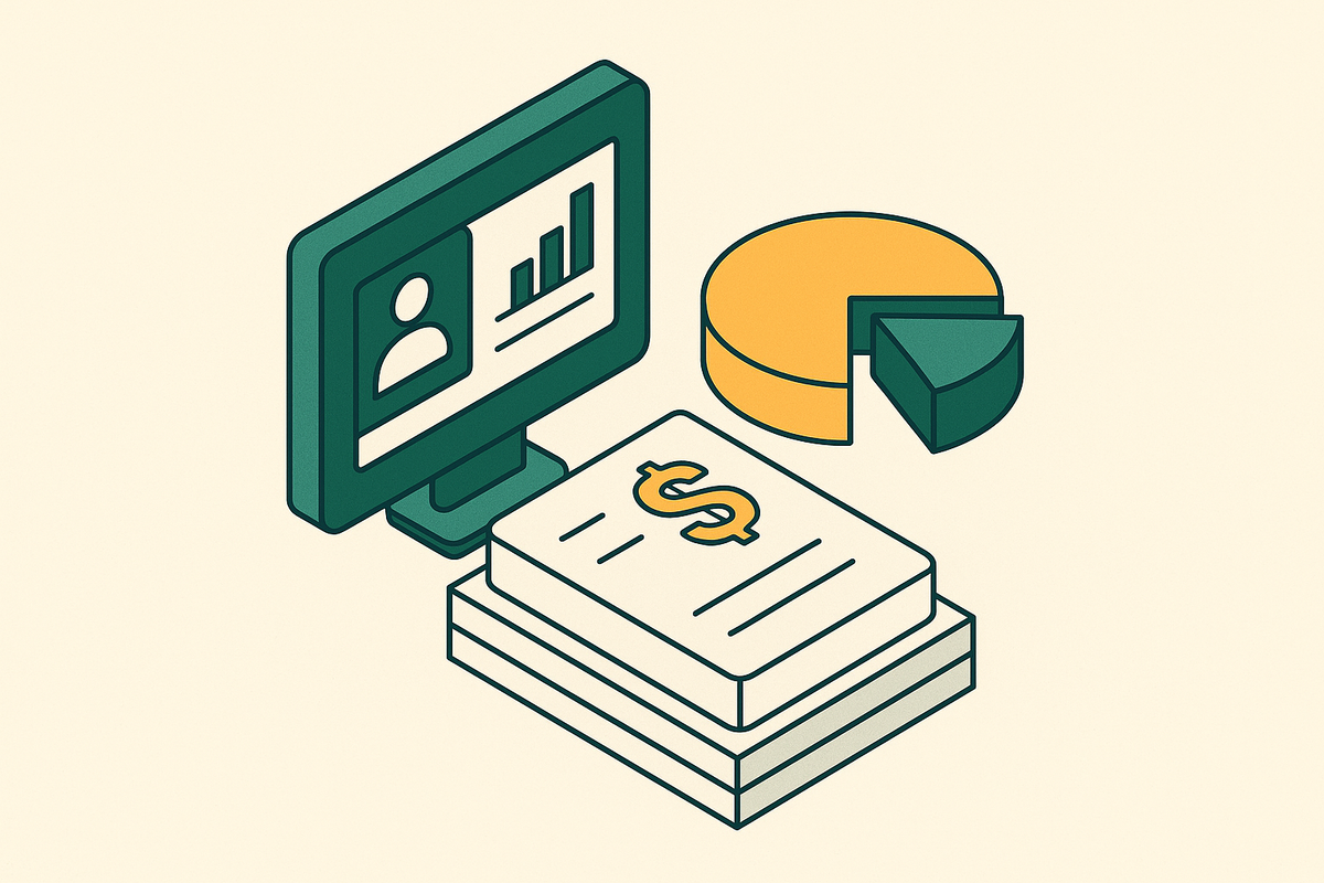 Cover illustration for “sales commission software vendors that charge by compensation plan rather than per seat”