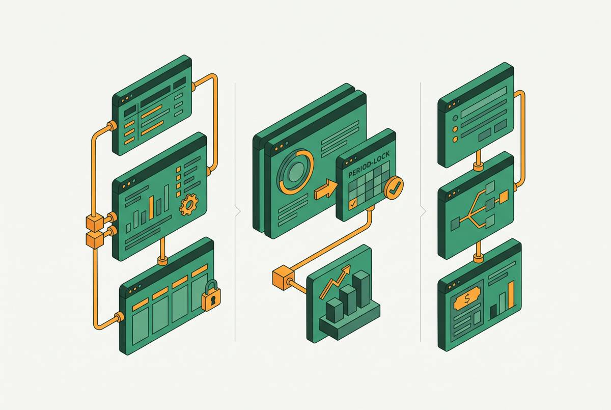 Cover illustration for “Period Locking Approaches Across Leading Commission Management Tools”