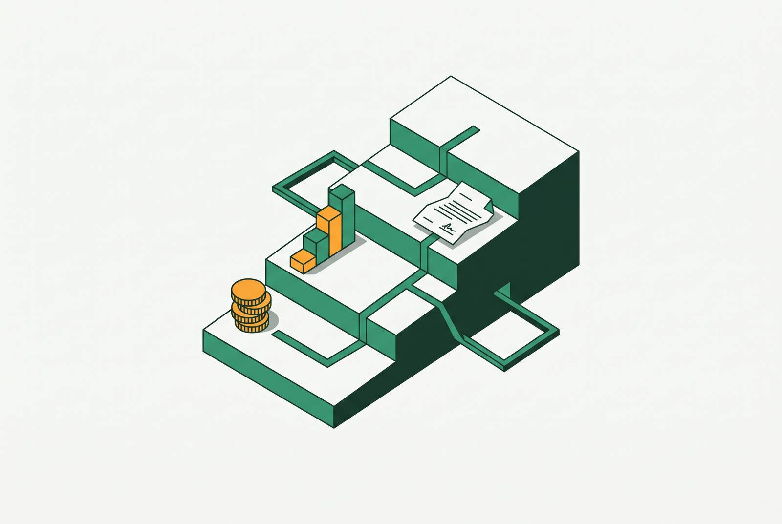 Cover illustration for “New Sales Rep Ramp Compensation Structures”