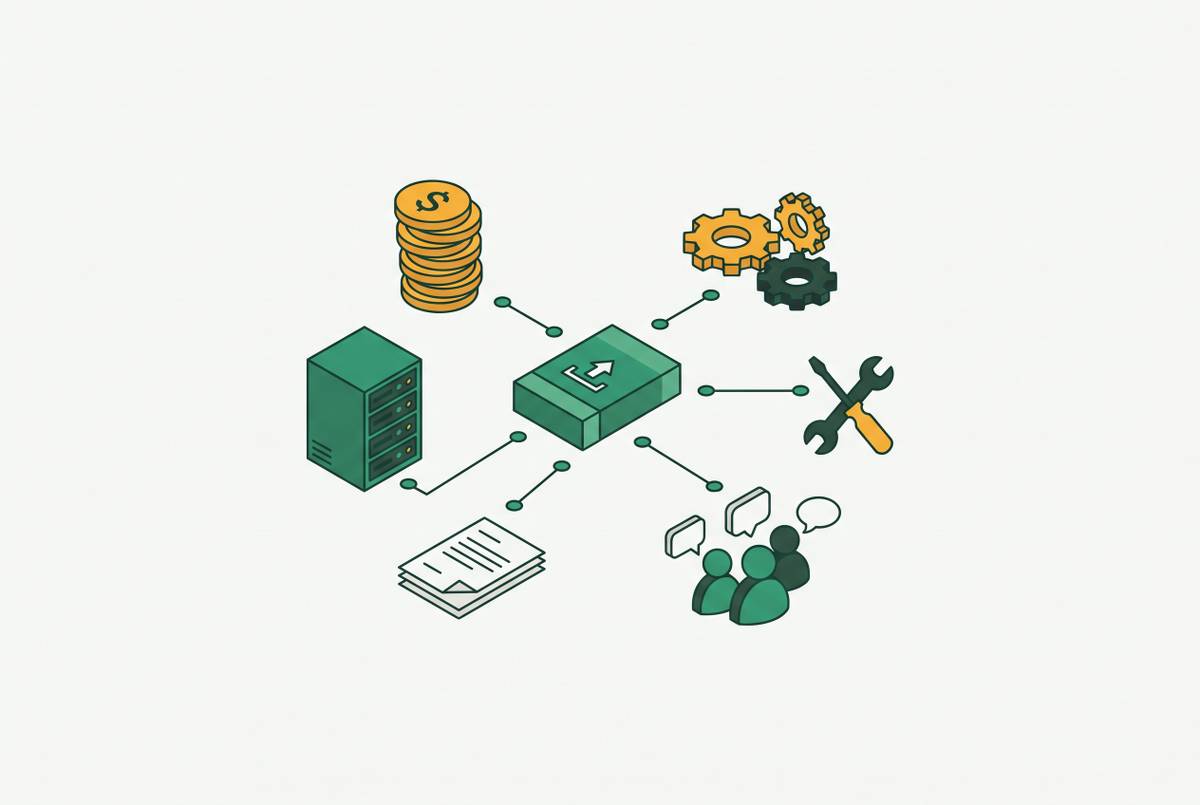 Cover illustration for “Commission Software Total Cost of Ownership Beyond License Fees”