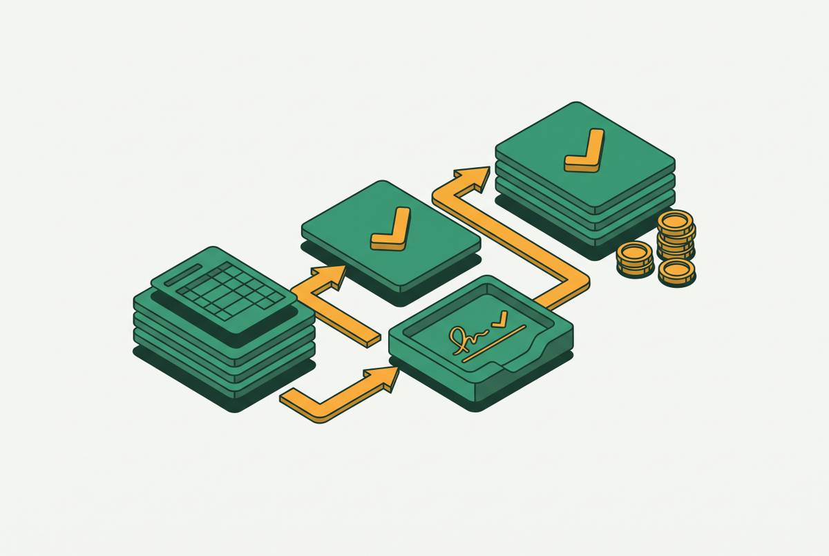 Cover illustration for “Commission Approval Workflow Design for Finance Teams”