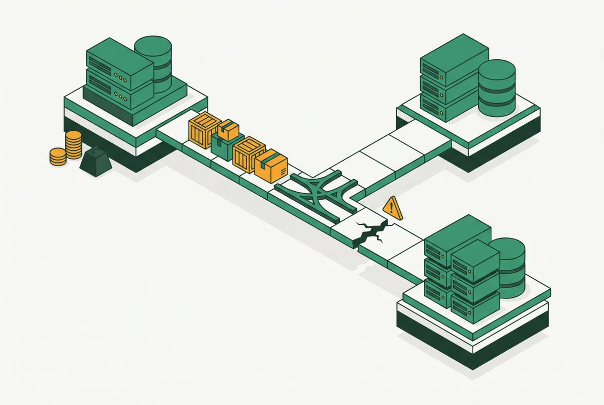 Cover illustration for “Commission Software Switching Costs and Migration Risks”