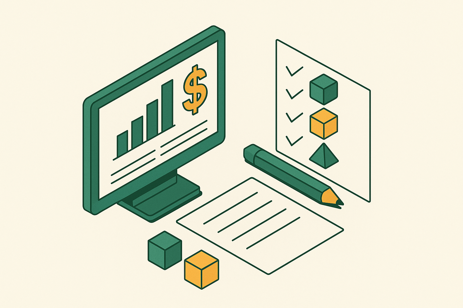 Cover illustration for “Sales Commission Tracking Software Evaluation Criteria”