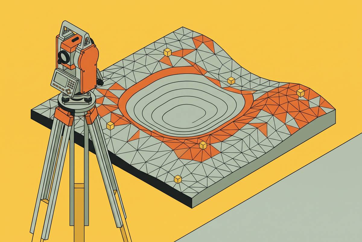 Cover illustration for “Civil 3D Surface Creation From Survey Data”