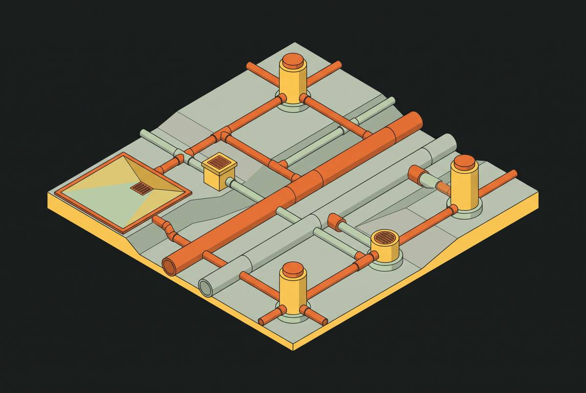 Cover illustration for “Civil 3D Pipe Network Design for Site Storm Drainage”