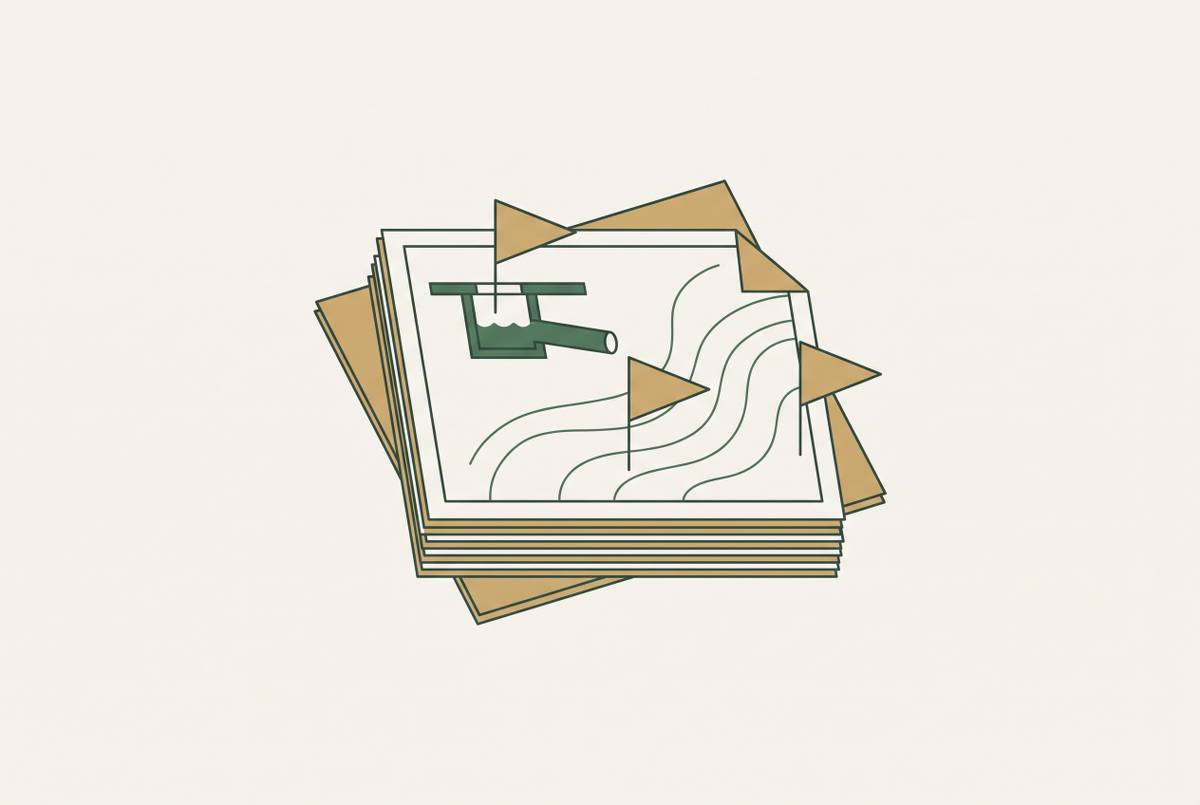 Cover illustration for “Common Reviewer Flags on Drainage Report Submittals”