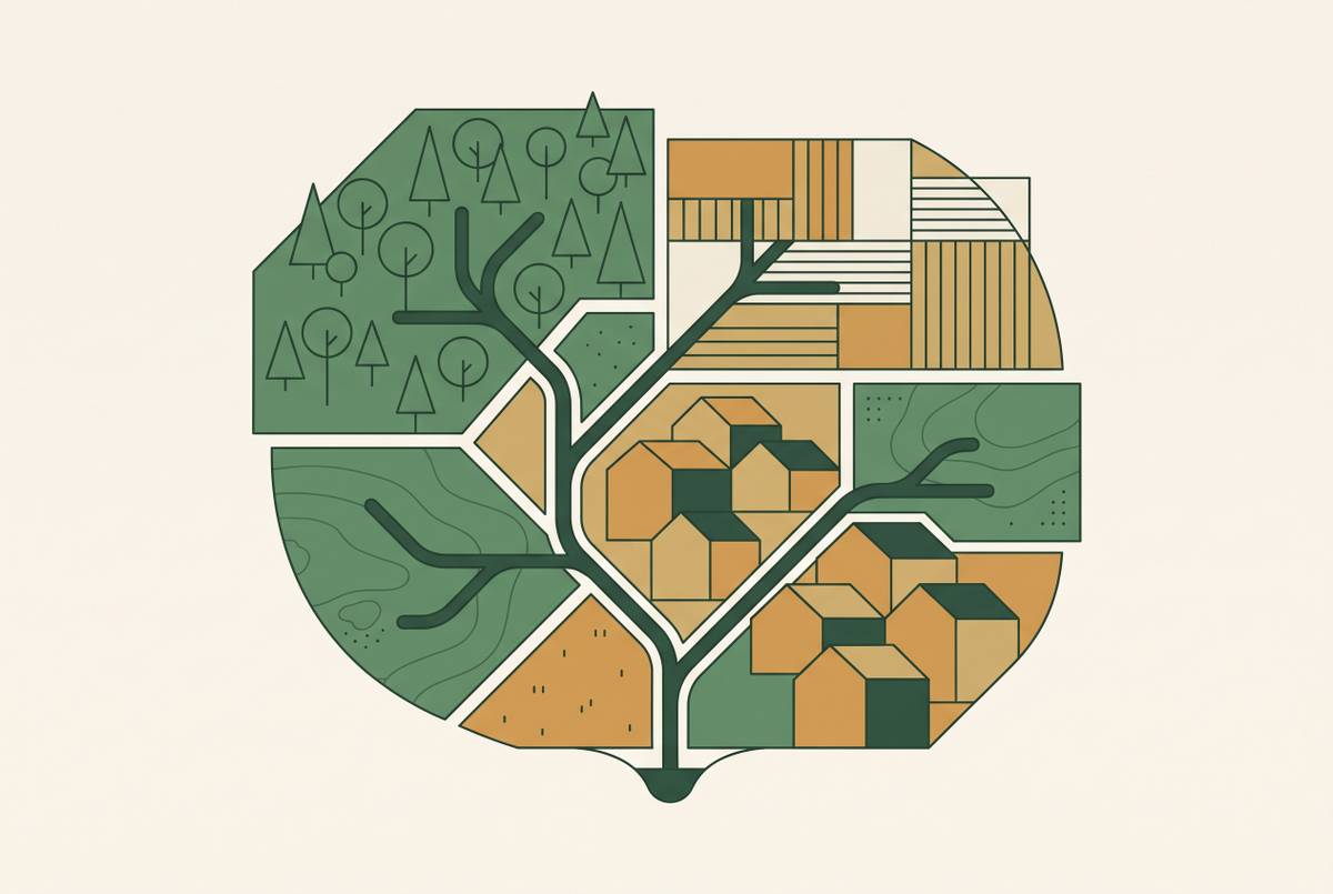 Cover illustration for “Curve Number Selection for Mixed Land Use Watersheds”