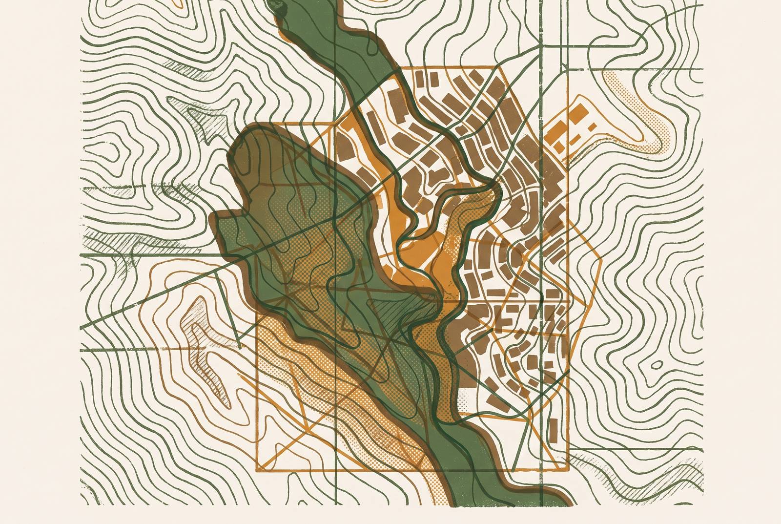Cover illustration for “HEC-RAS 2D Terrain Preprocessing for Urban Floodplain Studies”
