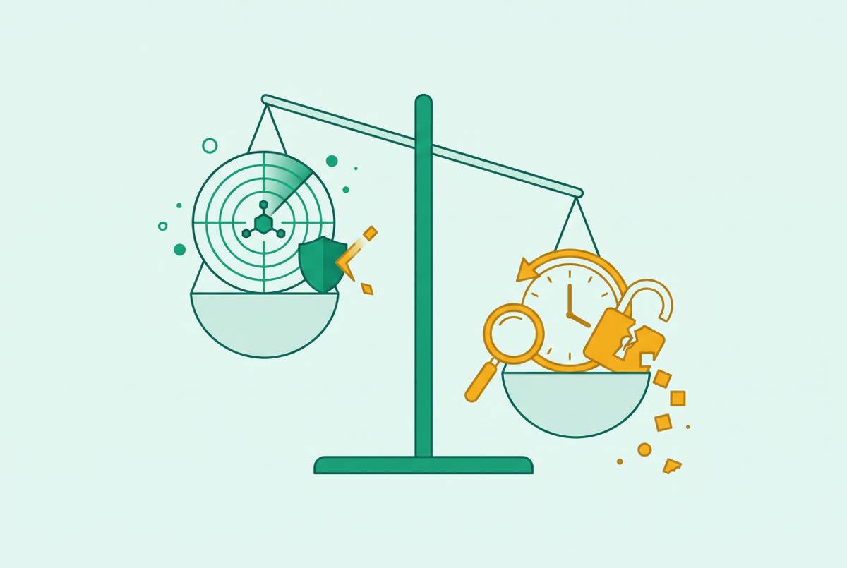 Cover illustration for “Real-Time Versus Retrospective AI Monitoring and Breach Liability”