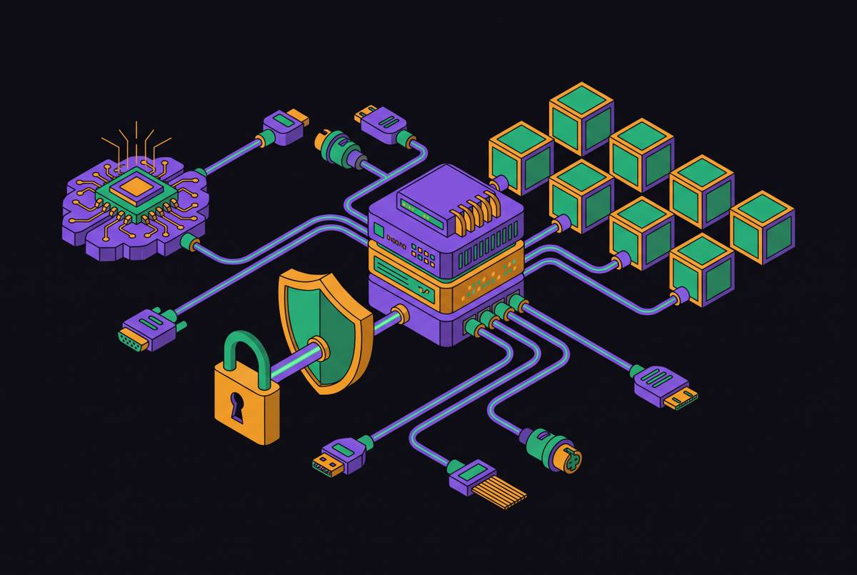 Cover illustration for “OWASP Top 10 for LLMs Applied to MCP Deployments”