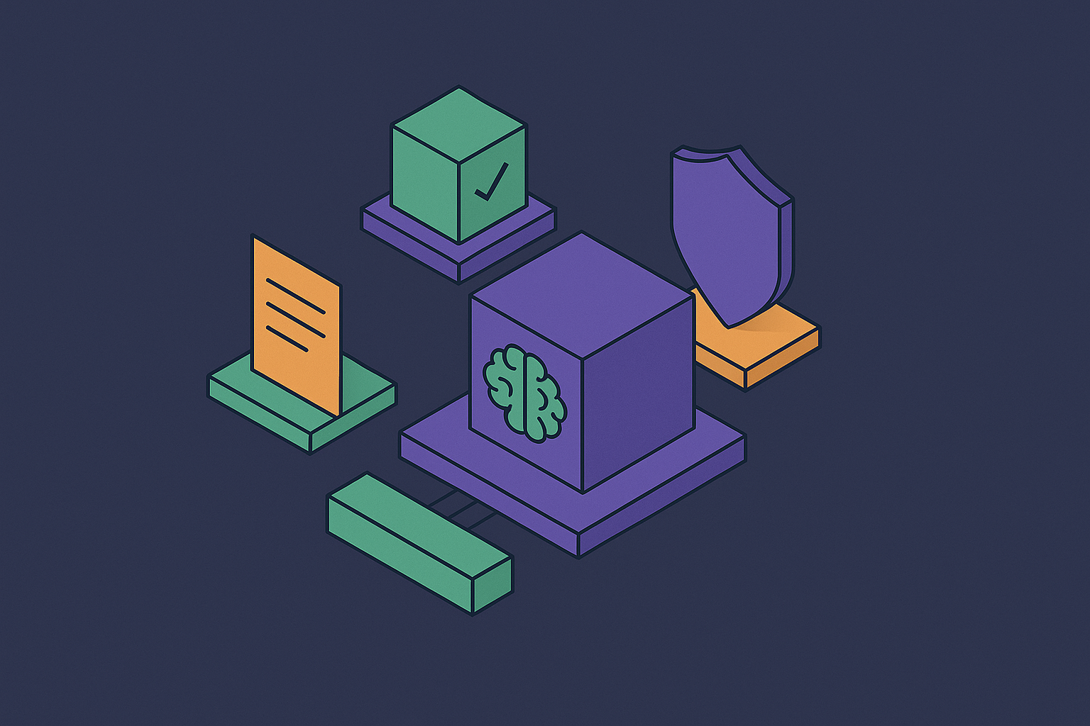 Cover illustration for “Governance Frameworks for Autonomous AI Agents”