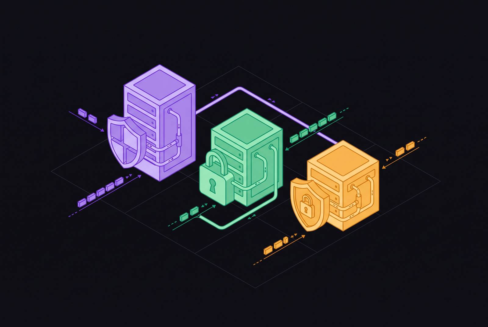 Cover illustration for “Model Provider Data Handling Commitments Compared”