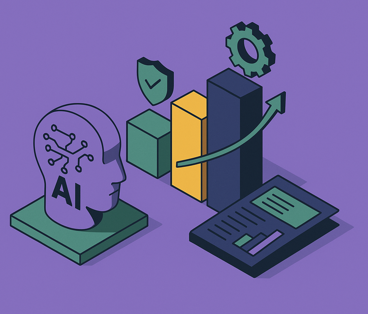 Cover illustration for “AI Agent Governance Maturity Models for Enterprises”