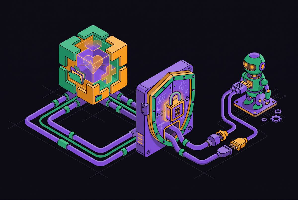 Cover illustration for “HIPAA Considerations for AI Agents Accessing Health Data via MCP”