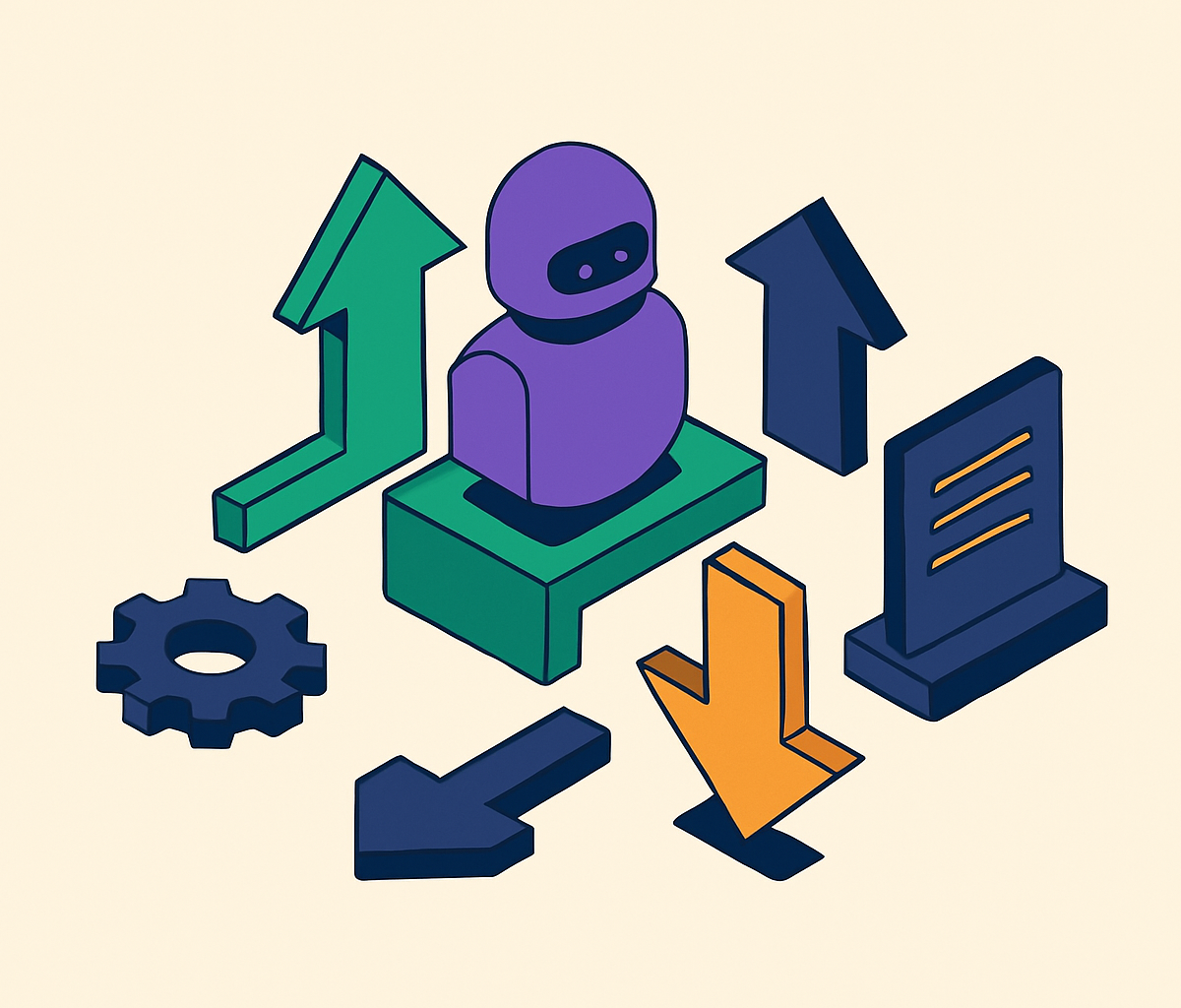 Cover illustration for “Change Management for Enterprise AI Governance Programs”