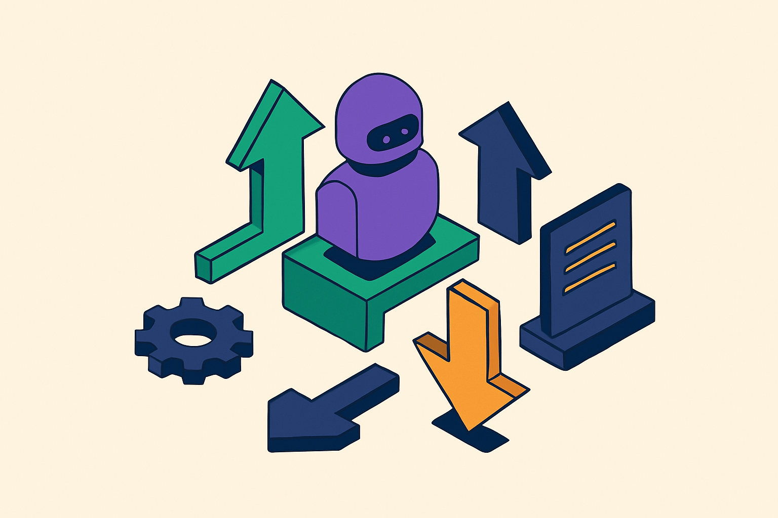 Cover illustration for “Change Management for Enterprise AI Governance Programs”