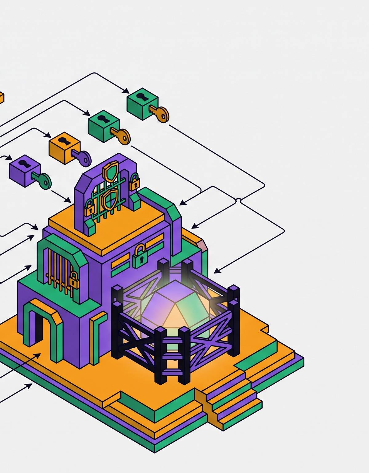 Cover illustration for “RBAC Design for AI Agents in the Enterprise”
