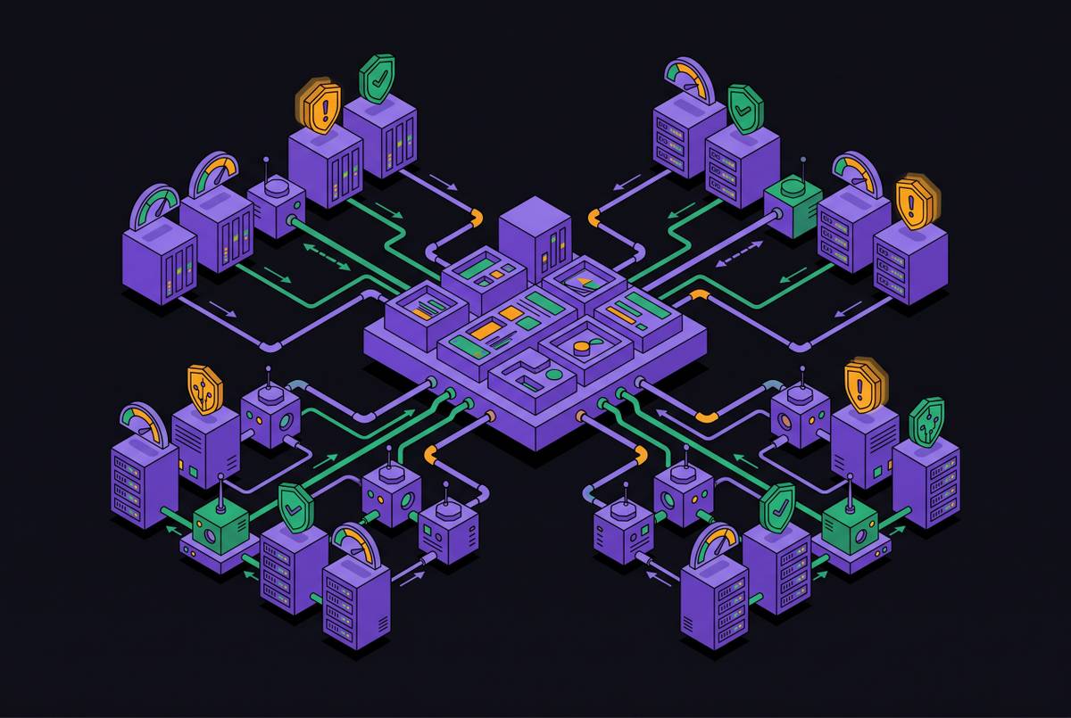 Cover illustration for “Runtime Risk Scoring Platforms for Third-Party MCP Servers in Production Agent Fleets”