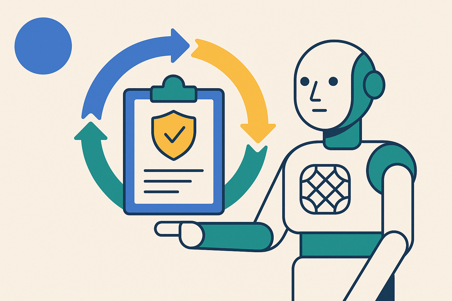 Cover illustration for “NIST Risk Management Framework for AI Agents”