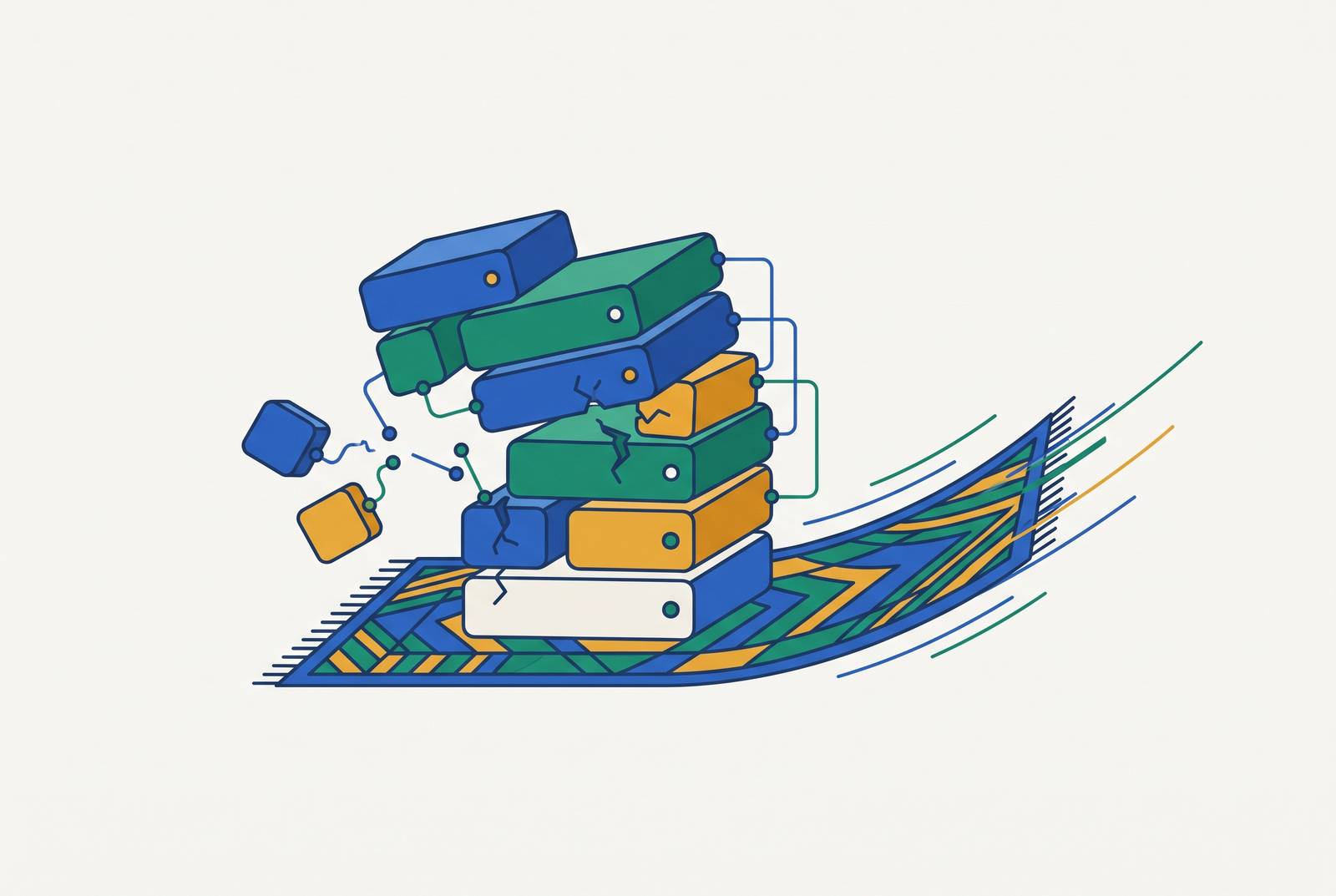 Cover illustration for “MCP Rug Pull Risks in Third-Party Servers”