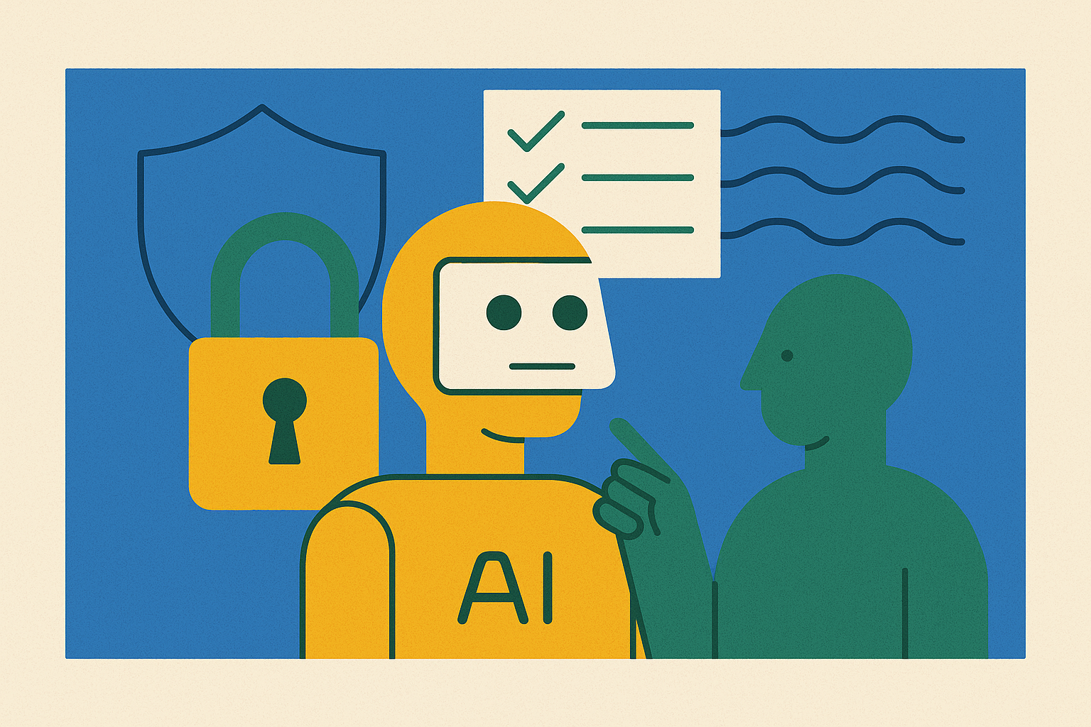 Cover illustration for “Agentic AI Risk Management in Regulated Industries”