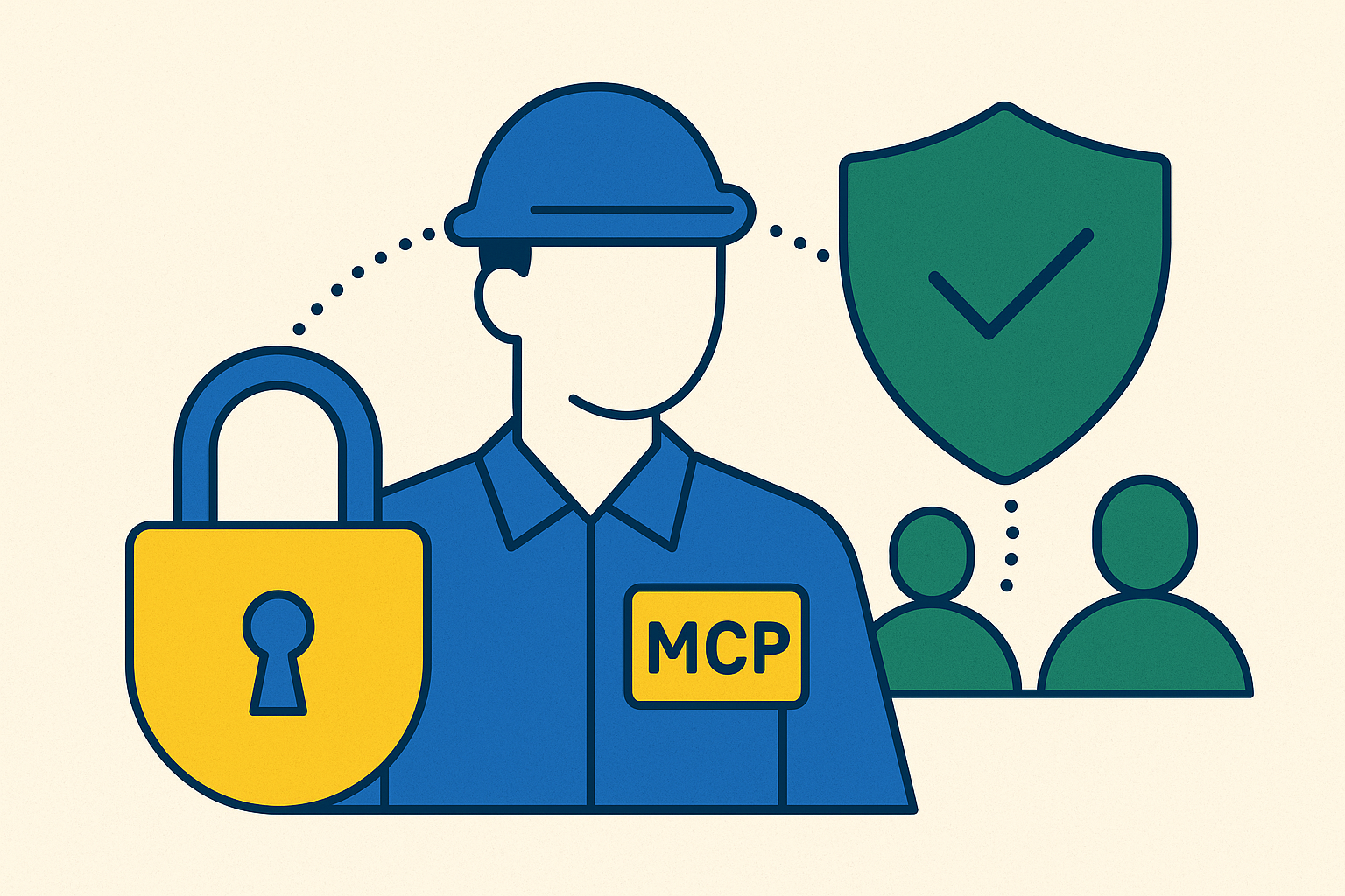 Cover illustration for “Zero Trust Architecture Applied to MCP Agents”