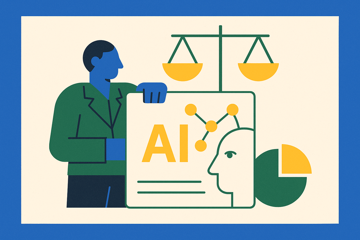 Cover illustration for “AI Governance as Enterprise Competitive Advantage”